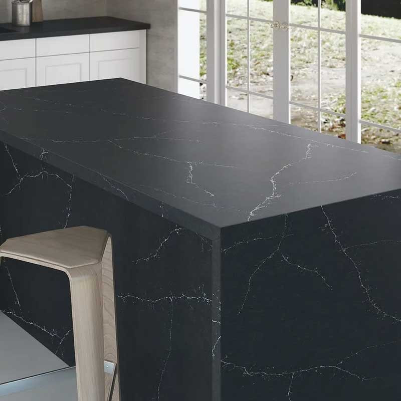 Plan de travail en Quartz Silestone® Charcoal soapstone